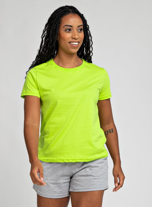 Camiseta Feminina Algodão, Limão bazar